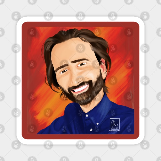 David Tennant Magnet by AC Salva