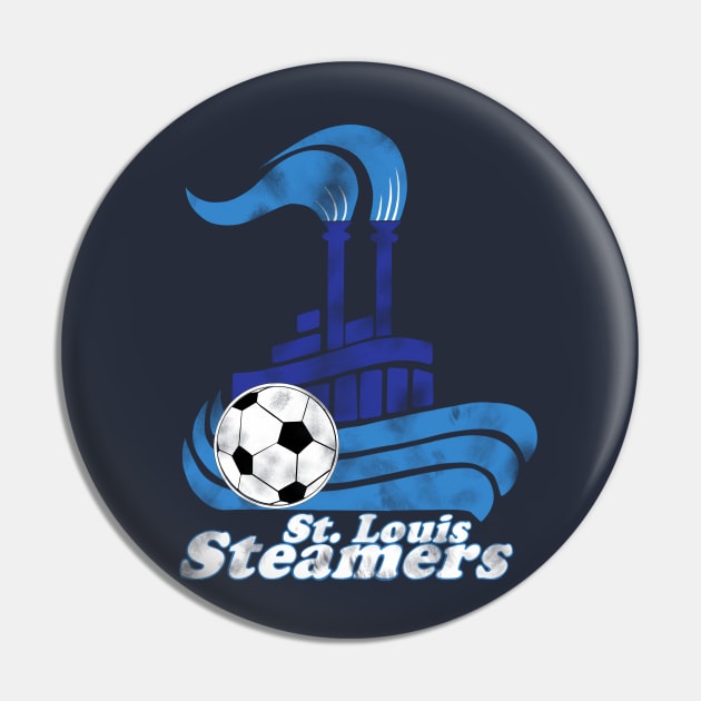 Throw Back - MISL St. Louis Steamers Pin by DistractedGeek