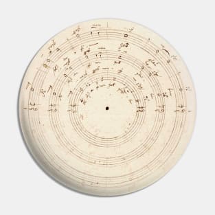 Haydn | Choral | Circular score, original manuscript Pin