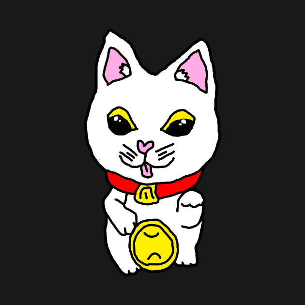 Lucky Cat Haku by DarkwingDave