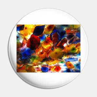 Colorful Glass Decor Pin