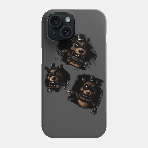 Mini Freddies Phone Case by daveofthedead87