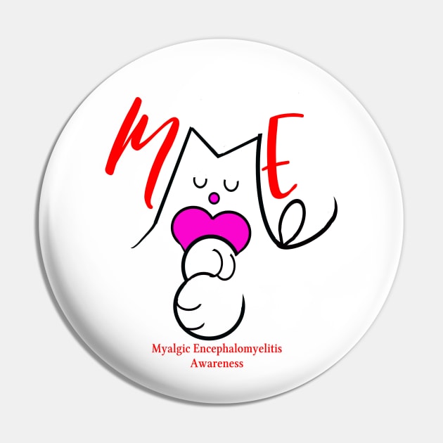 ME RED MYALGIC ENCEPHALOMYELITIS CFS CHRONIC ILLNESS AWARENESS Pin by MarniD9