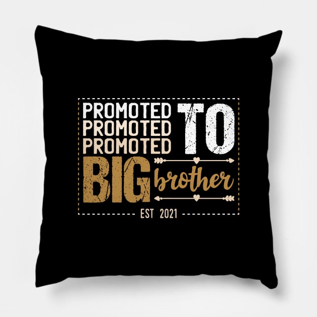 Promoted To Big Brother Pillow by Tesszero