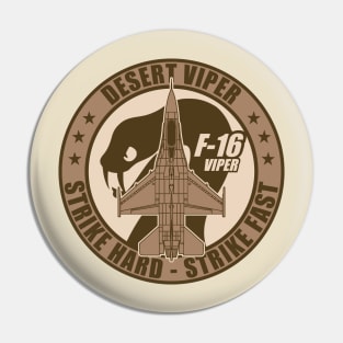 F-16 Viper Desert Viper Pin