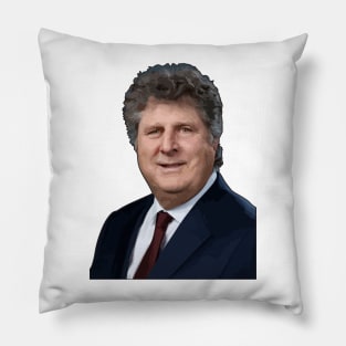 Mike Leach Illustration Pillow