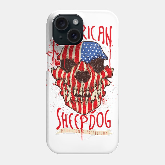 American Sheepdog Phone Case by ilygraphics