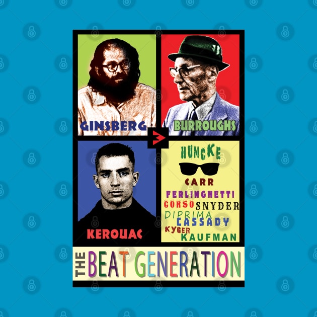 Ginsberg, Burroughs, Kerouac, and the Beat Generation by Exile Kings 