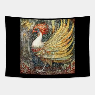 Cockatrice fantastic creature Tapestry