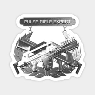 Expert Pulse Rifle Badge Magnet