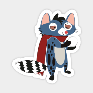 Genet Gentleman Snowball Magnet