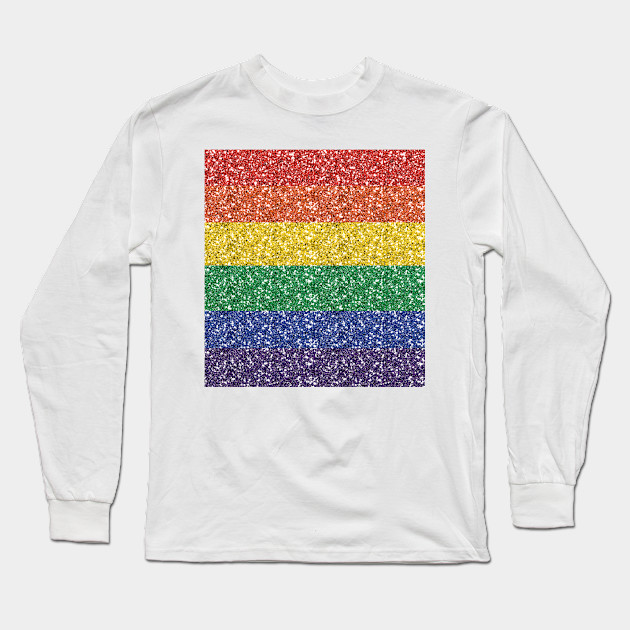 rainbow sleeve sweatshirt