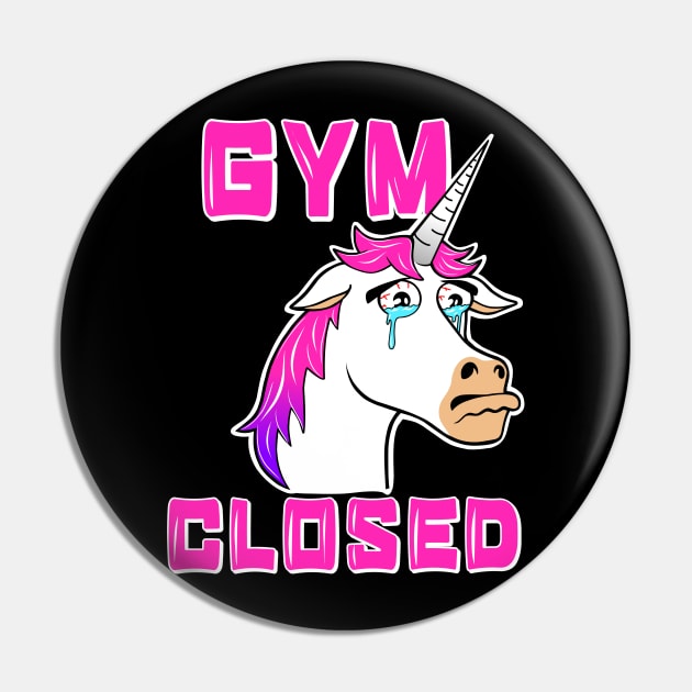 Unicorn Fitness, fitness funny, gym girl Pin by TimAddisonArt