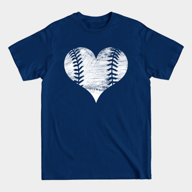 Disover Baseball Heart Cute Graphic Tee Shirts - Baseball - T-Shirt