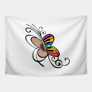 Music Butterfly Tapestry