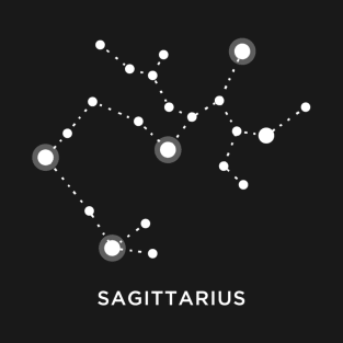 Sagittarius Zodiac Constellation Sign T-Shirt