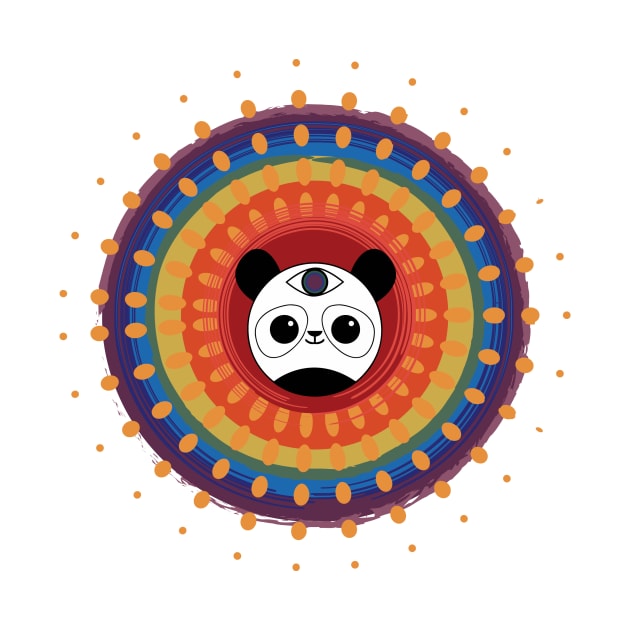 Third Eye Panda by HiLoDesigns