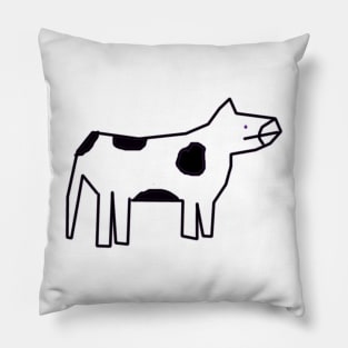 Derp Cow Berta Pillow