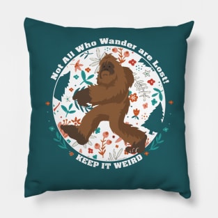 Not All Who Wander Pillow