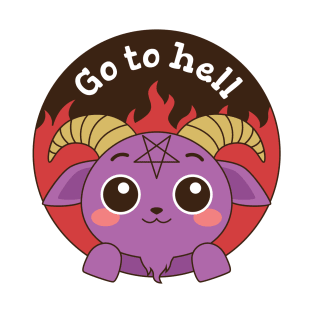 Cute Go To Hell Goat T-Shirt