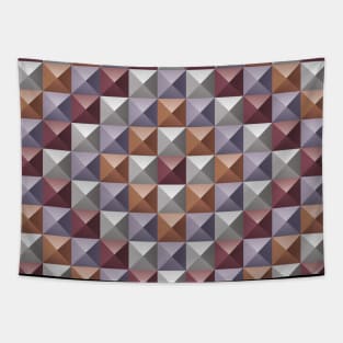 3D Pyramid Pattern 2 Tapestry