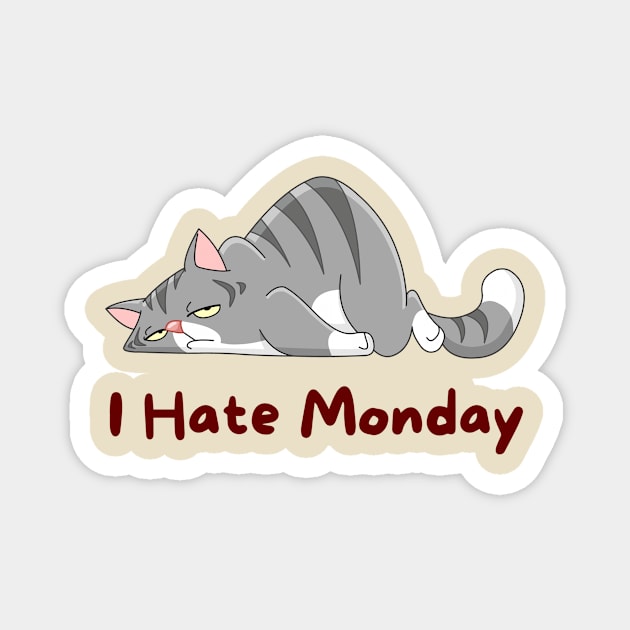 Lazy Monday Magnet by ColdSweet