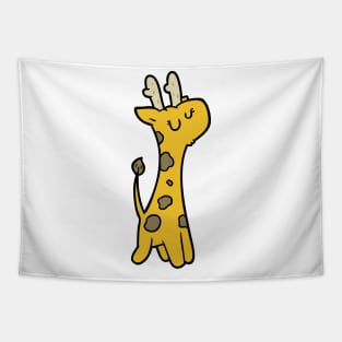 Baby Cartoon Giraffe Tapestry