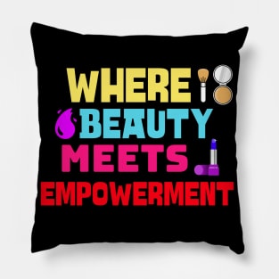 Beauty bloggers beauty empowerment Pillow