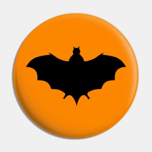 BLACK Bats Halloween Pin