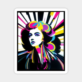 Pop The Art #1 - Bold Portrait Magnet