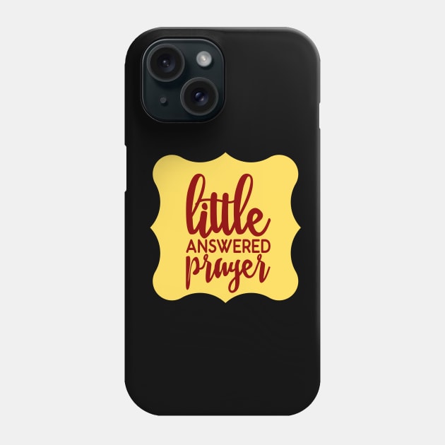 Little Answered Prayer | Cute Kids Phone Case by KidsKingdom