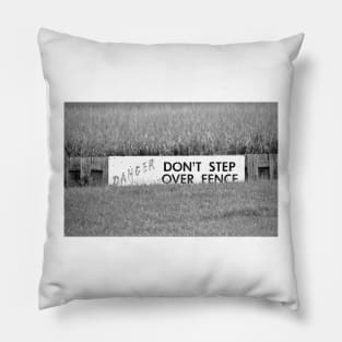 Marsh Danger Sign Pillow