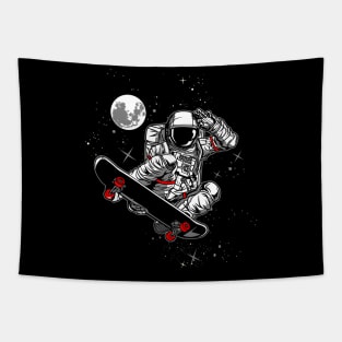 ASTRONAUT SKATEBOARD Tapestry