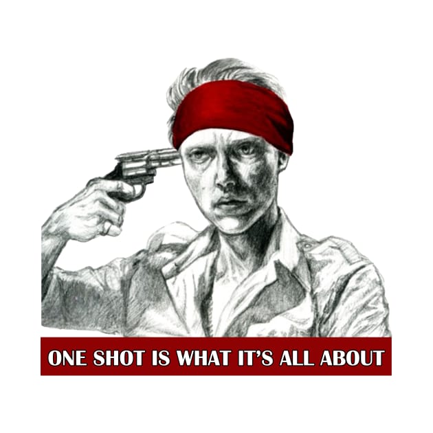 The Deer Hunter Christopher Walken Sketch of Russian Roulette by Artsimple247