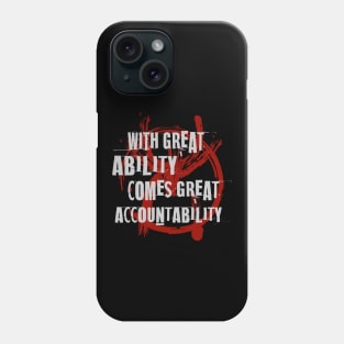 Great Accountability Phone Case