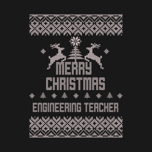 Merry Christmas ENGINEERING TEACHER T-Shirt