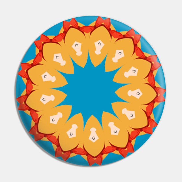 Cheerful Circle Pin by RdaL-Design