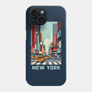 A Vintage Travel Art of New York - US Phone Case