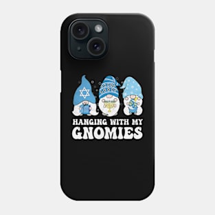 Hanging With My Gnomies Funny Hanukkah Gnome Phone Case