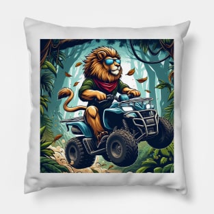 Bad ass lion Pillow