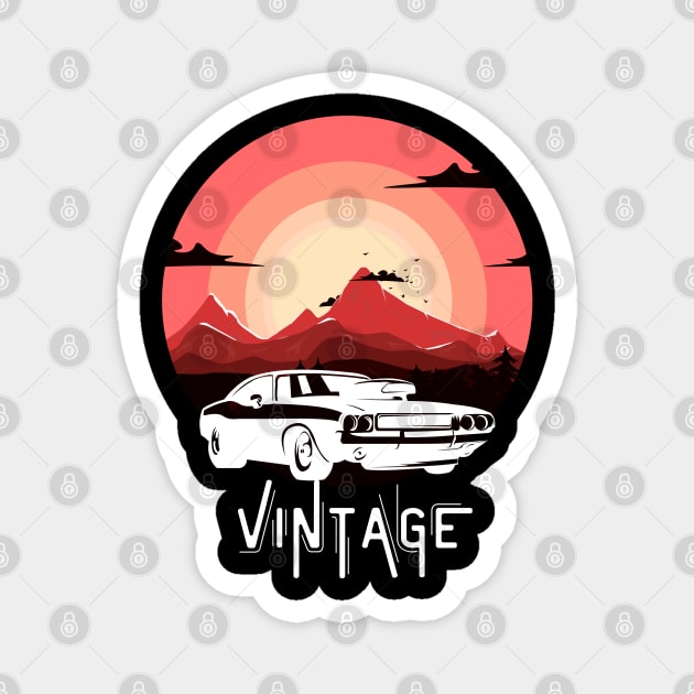 80s Car Magnet by Xtian Dela ✅