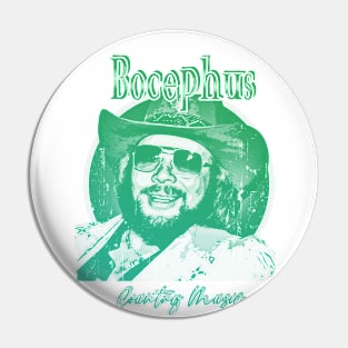 bocephus//green solid style, Pin