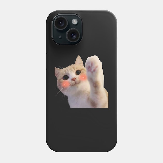 funny meh cat Phone Case by ezzobair