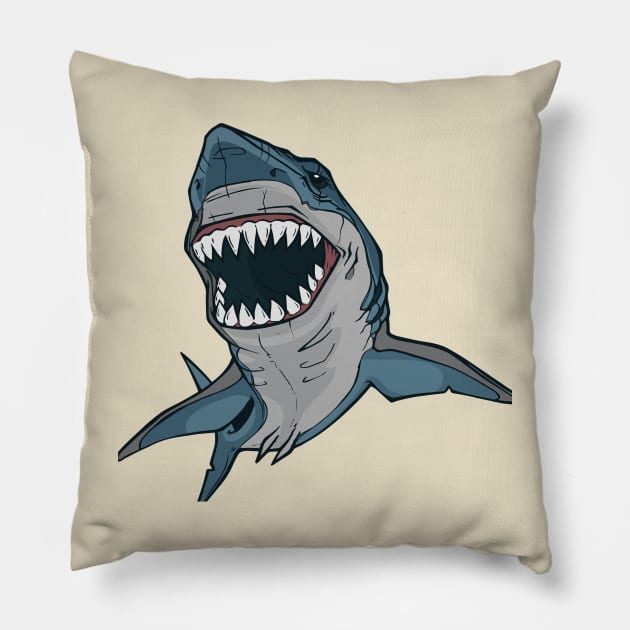 Dangerous Shark Pillow by Mako Design 