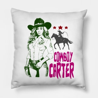 Ride into success with Carter! Pillow