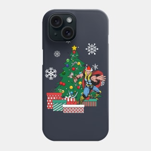 Thor Around The Christmas Tree Phone Case