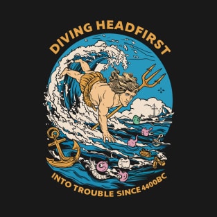 Diving Into Trouble (dark) T-Shirt