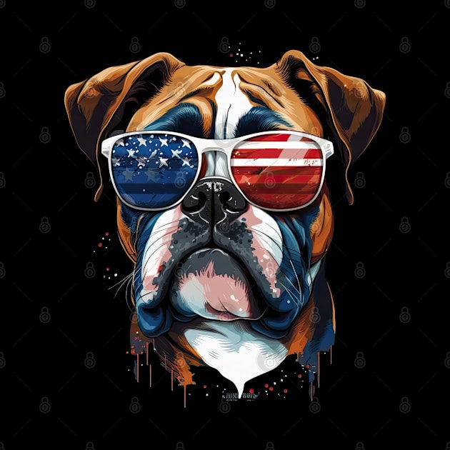 Boxer 4th of July by JayD World