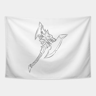 God King Ax Tapestry