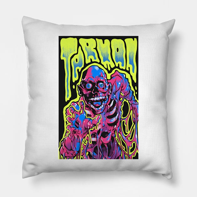 Tarman Return of the Living Dead Art Variant 2 of 4 Pillow by PhilRayArt